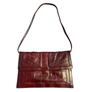 EEL SKIN Genuine Skin Vintage Y2K Women's Shoulder Bag Handbag Clutch